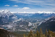 Banff Townsite Stock Photo Banff Townsite Stock Photo