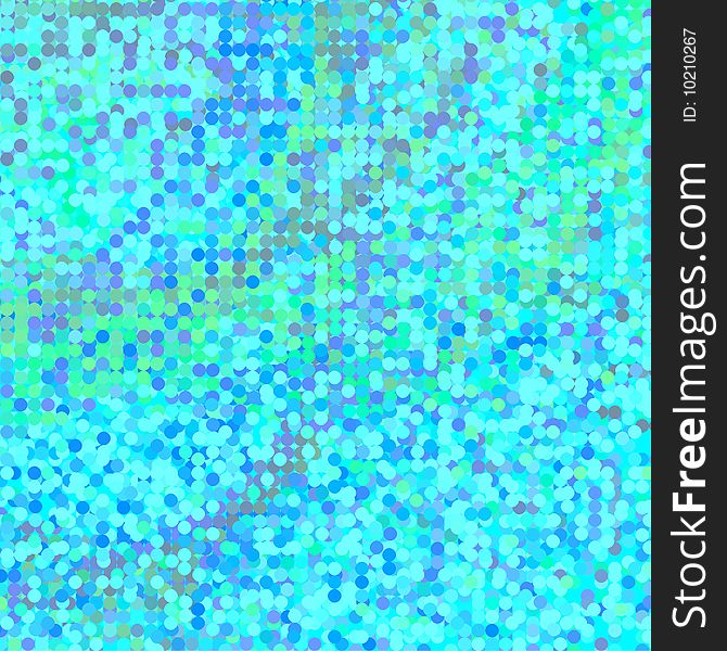 Blue abstract background from mosaic tiles, vector without gradient. Blue abstract background from mosaic tiles, vector without gradient