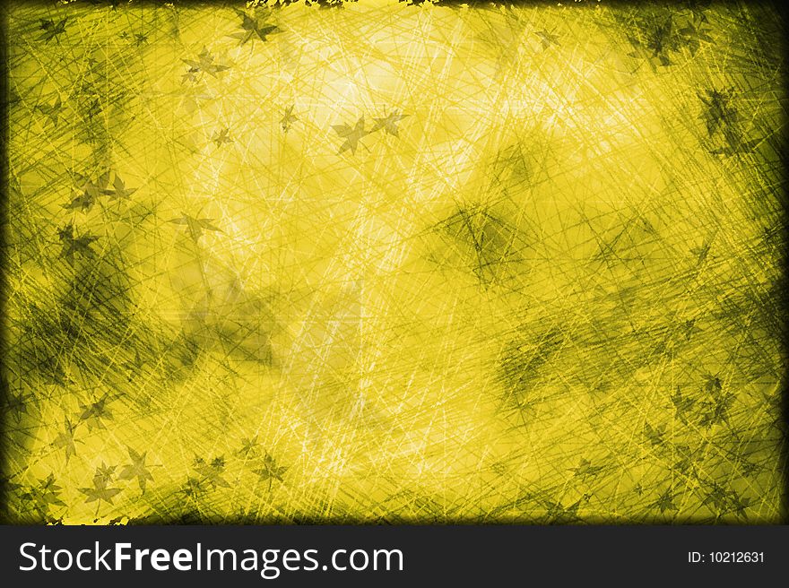 Scratched grunge yellow background, abstract texture. Scratched grunge yellow background, abstract texture