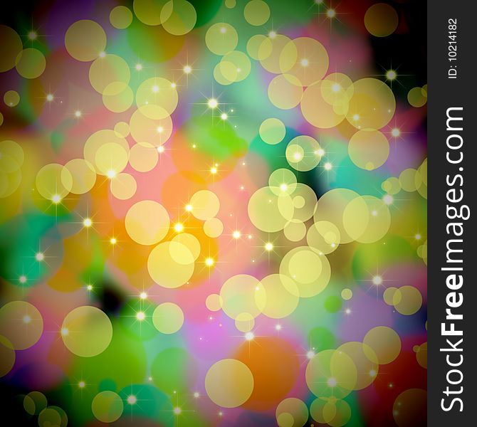 Abstract Colorful Light Background