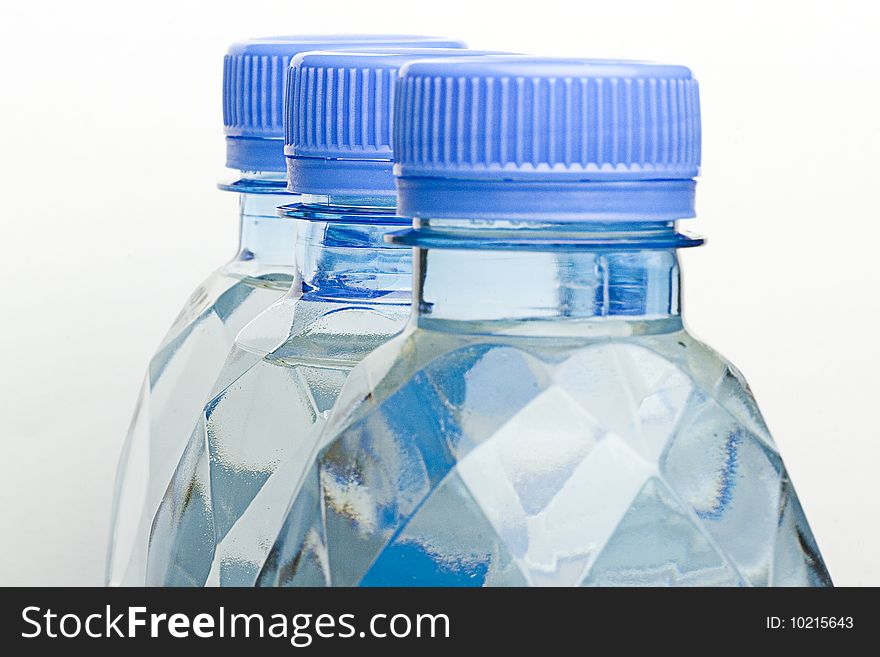 Bottles of water drink eating healthy