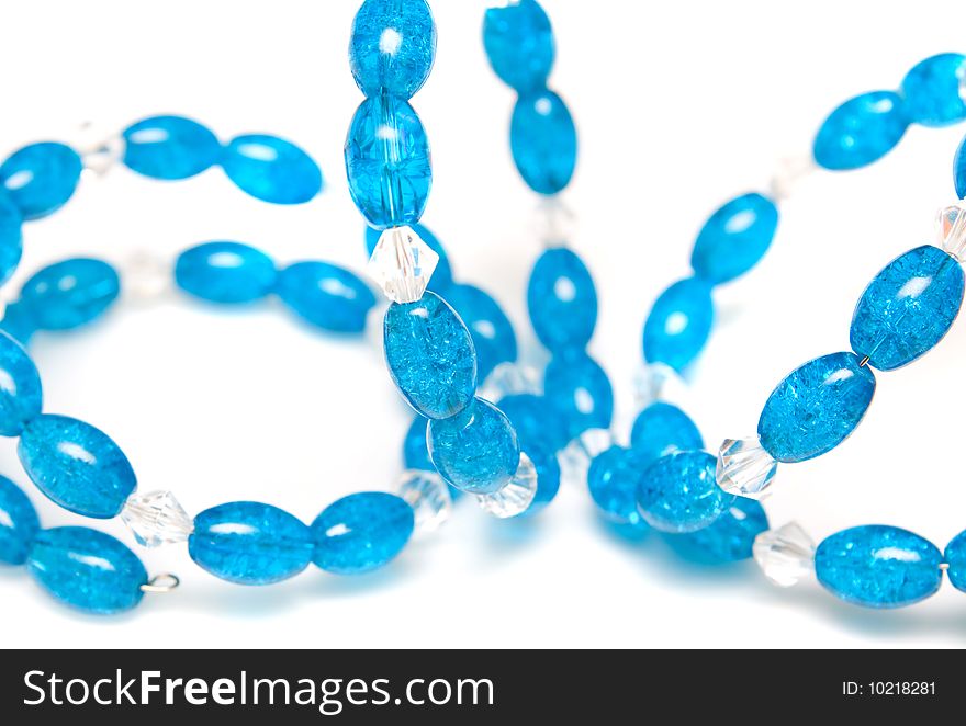 Abstract jewellery and beads background