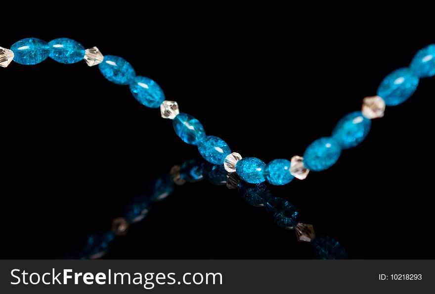 Abstract jewellery and beads background