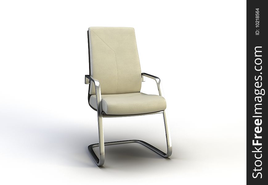 Office chair on the white background