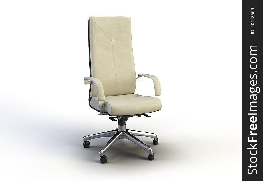 Office chair on the white background