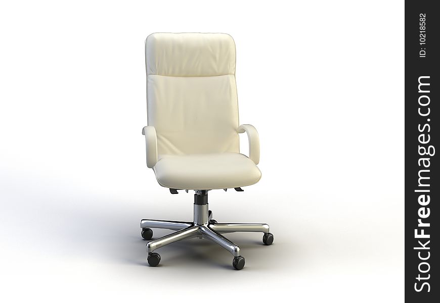 Office chair on the white background