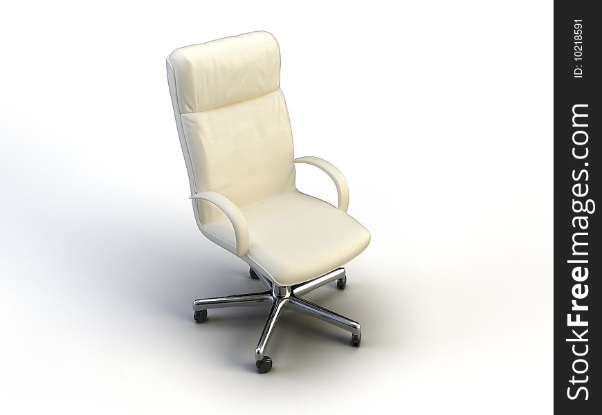 Office chair on the white background