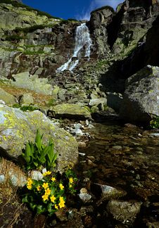 Mountains Waterfall Royalty Free Stock Photo Mountains Waterfall Royalty Free Stock Photo