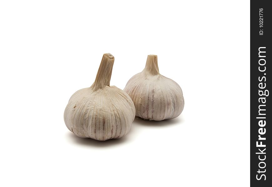 Garlic Isolated On White Background