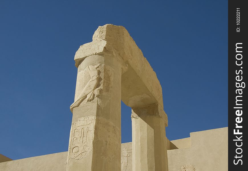 Pillar At Hatshepsut Temple