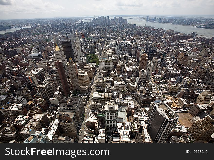Skyline of Manhattan, New York City