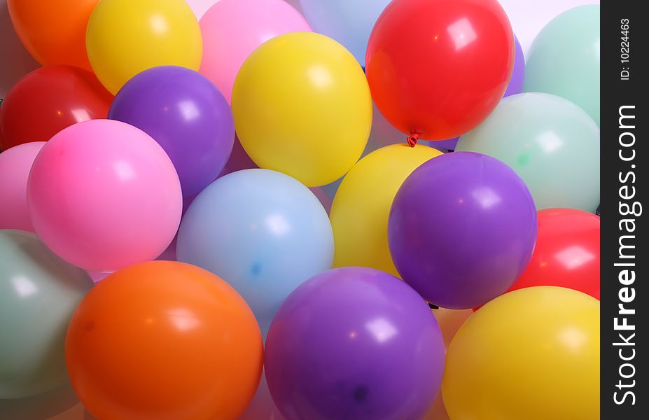 Balloons As A Background