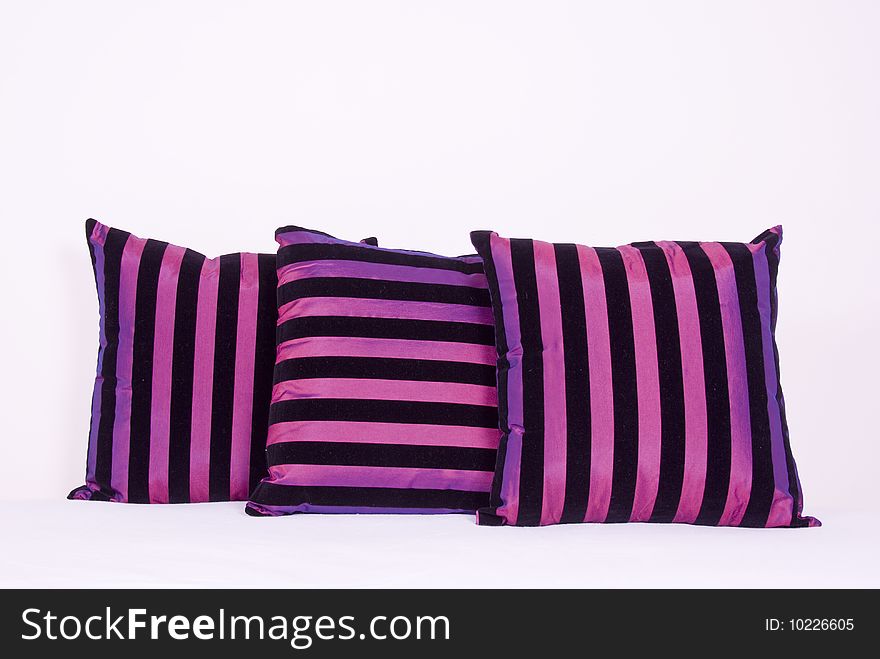 Cushion In Pink And Black
