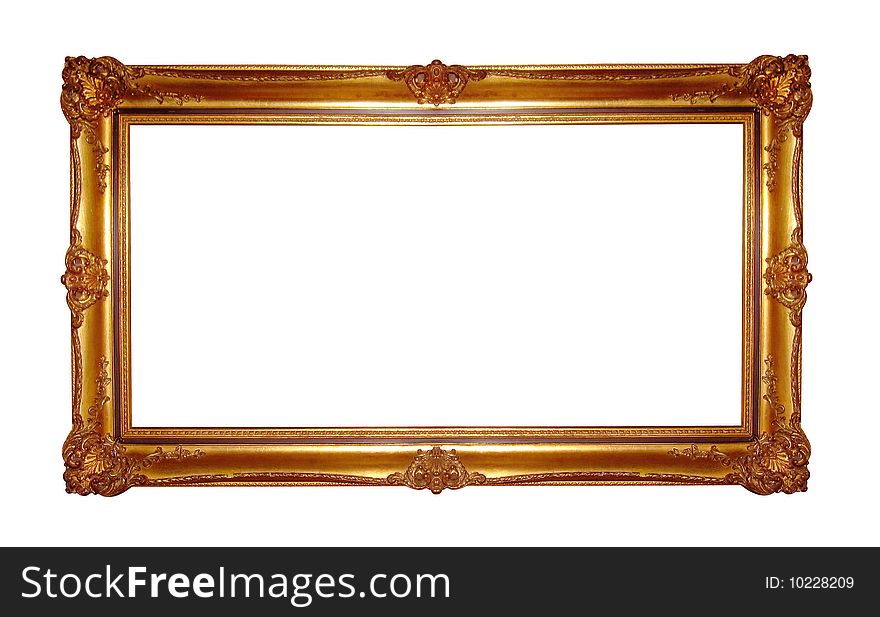 The beautiful golden frame for your pictures. The beautiful golden frame for your pictures