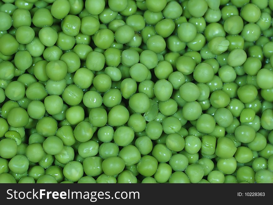 Green peas on white background. Green peas on white background