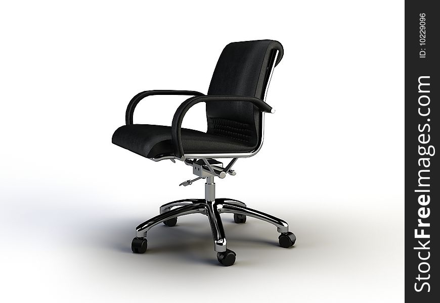 Office chair on the white background
