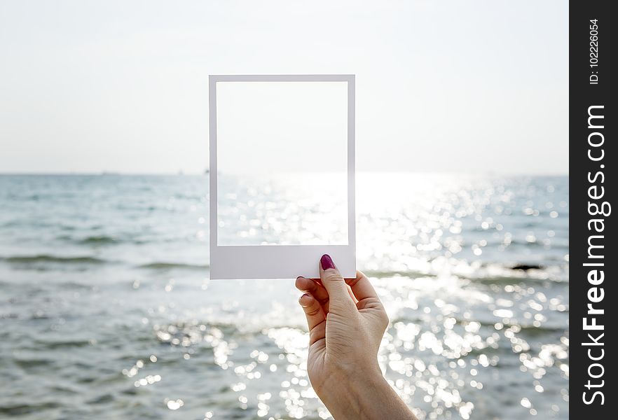 Frame, Hand, Location, Ocean