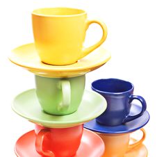 Color Cups Stock Photo Color Cups Stock Photo