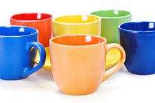 Color Cups Royalty Free Stock Images Color Cups Royalty Free Stock Images