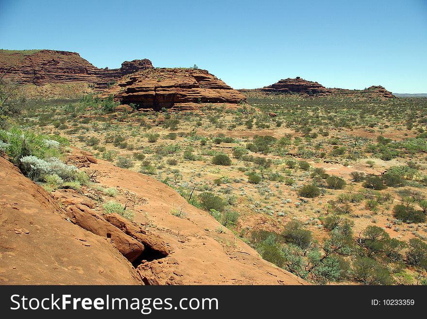 The area of the James Range, Northern Territory, Australia. The area of the James Range, Northern Territory, Australia.
