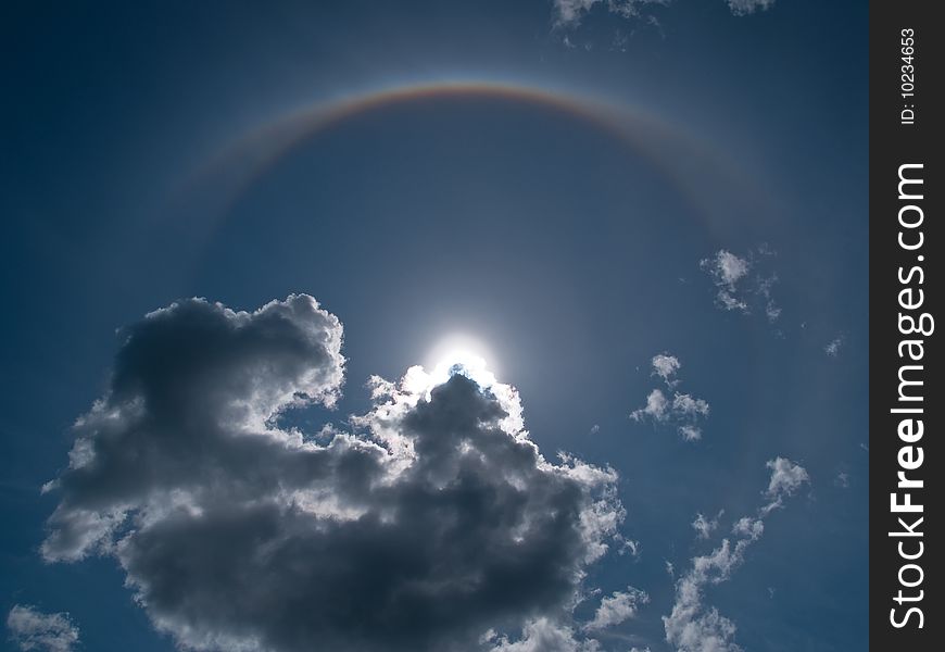 Halo Nimbus Icebow Clouds Formation