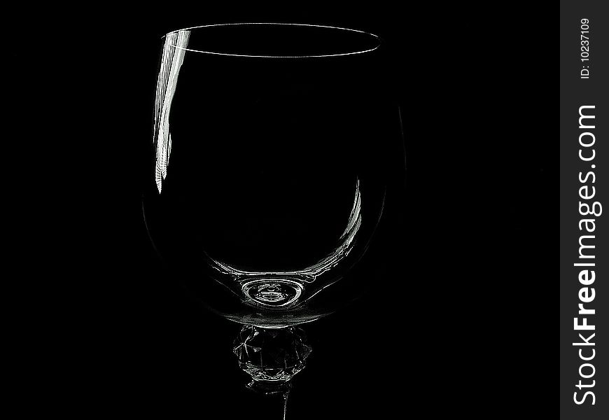 Glass On Black