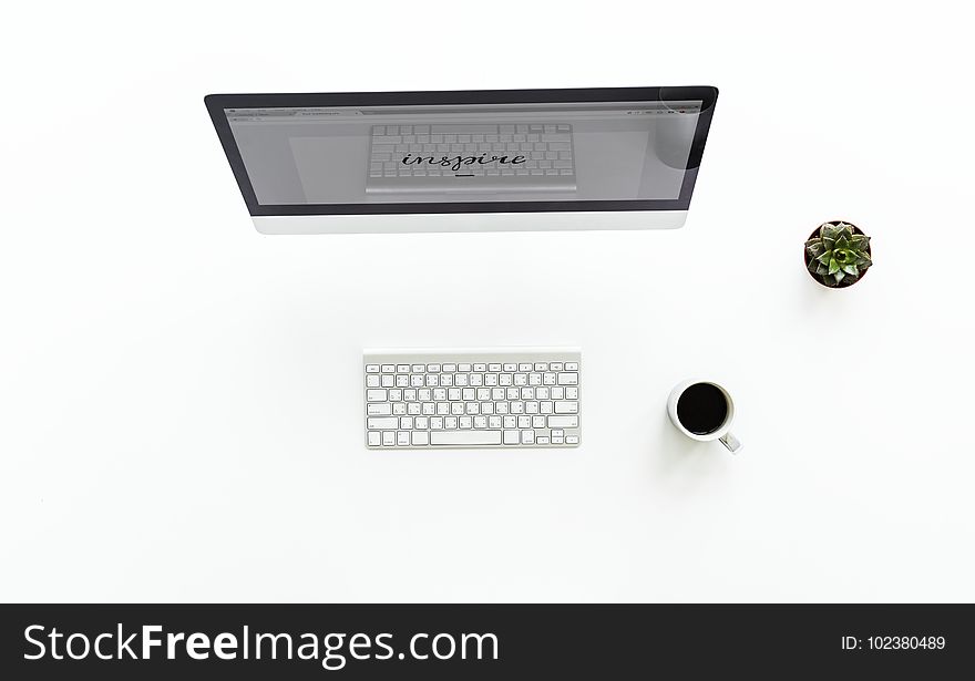 Coffee, Computer, Cup