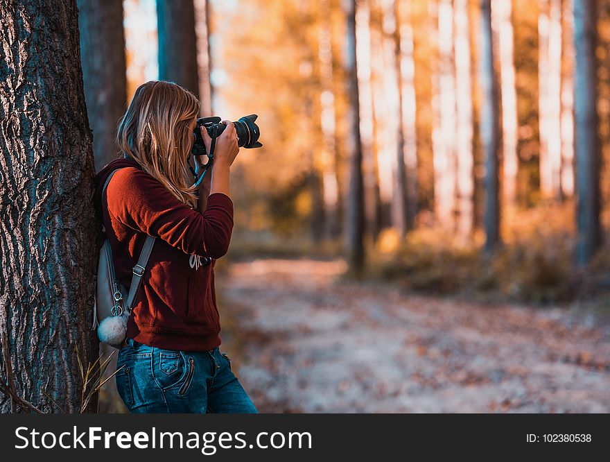 Adult, Blur, Camera, Dirt