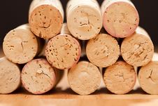 Stack Of Wine Corks Royalty Free Stock Photos Stack Of Wine Corks Royalty Free Stock Photos