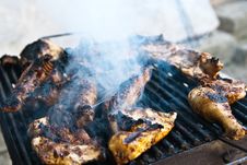 Chicken Grill Royalty Free Stock Photo Chicken Grill Royalty Free Stock Photo