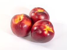 Fresh Ripe Peach With Drop Shadow. Stock Photos Fresh Ripe Peach With Drop Shadow. Stock Photos