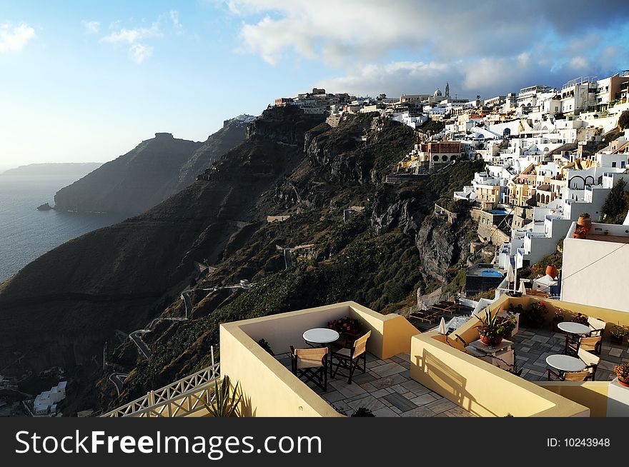 Santorini is the most famous resort in europe. Santorini is the most famous resort in europe