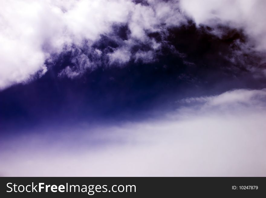 Background with storm clouds