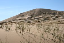 Kelso Sand Dunes In Mojave Desert, California Stock Photo