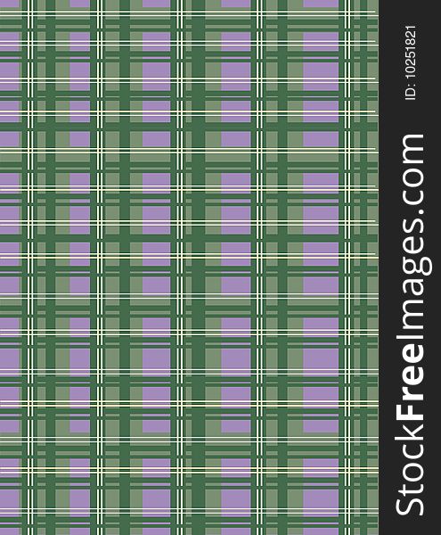 Vector illustration of green geometric grating retro abstract Background.