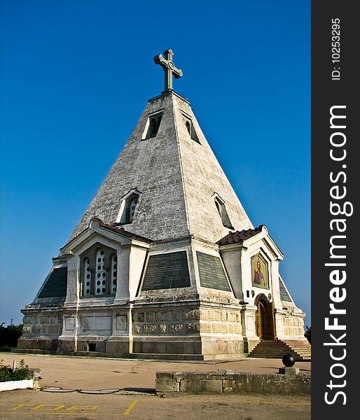 Pyramid cathedral in Sevastopol, Ukraine