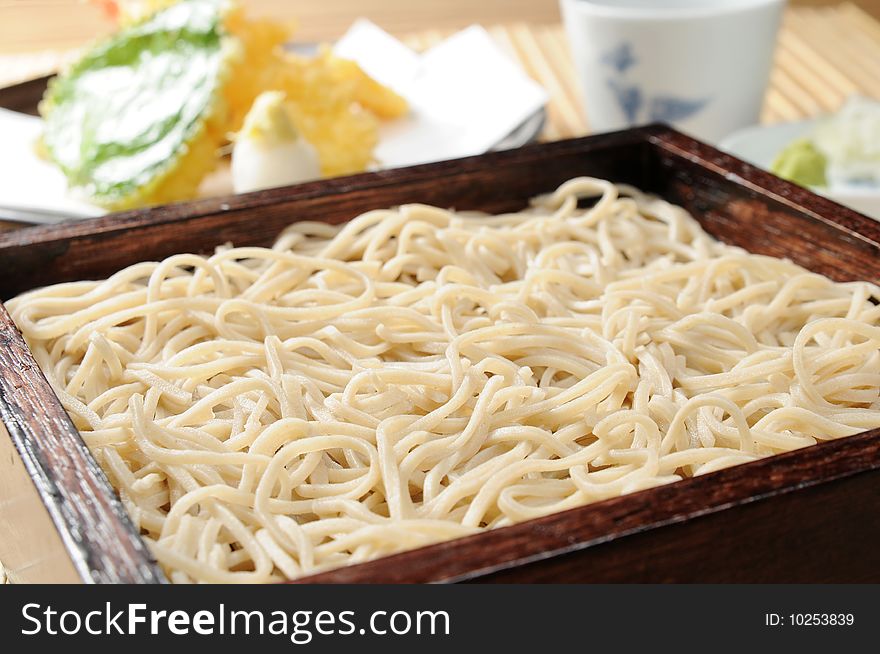 Chinese noodles on the table