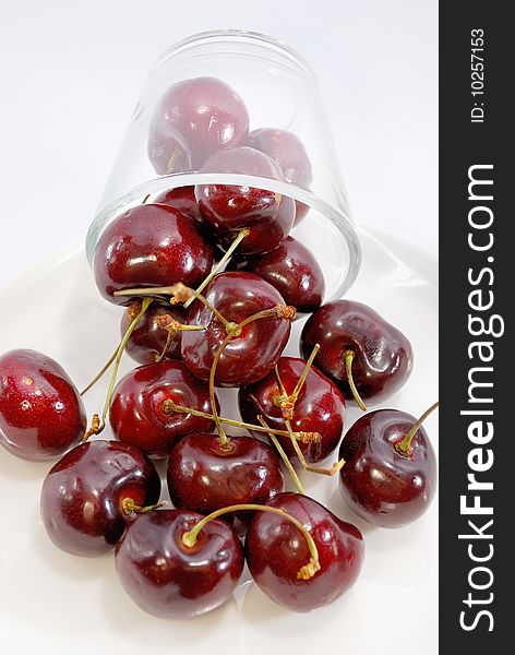 Close capture on Fresh Cherry. Close capture on Fresh Cherry