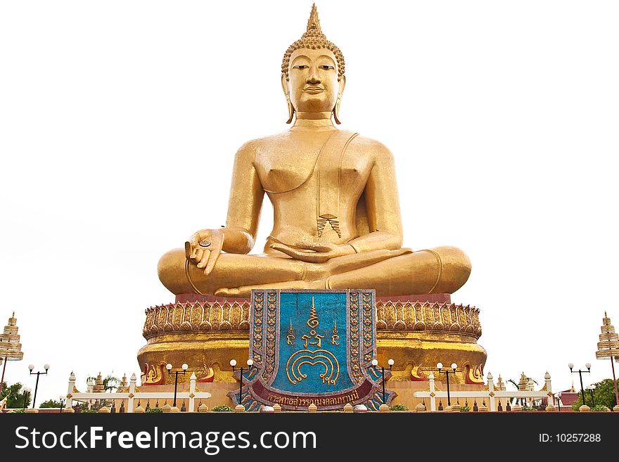 Buddha image in Buddhist church, Thailand