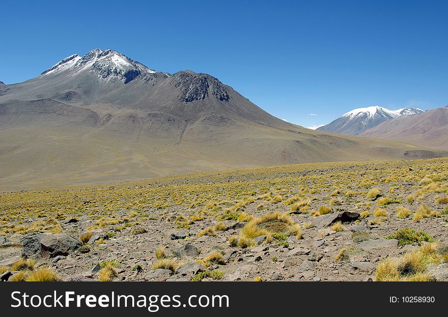 Volcano in Cordon de Puntas Negras - the Andes Mountains, Chile. Volcano in Cordon de Puntas Negras - the Andes Mountains, Chile