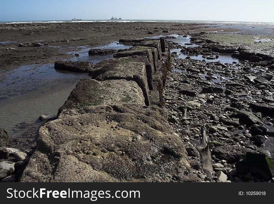 A Spit on Beach