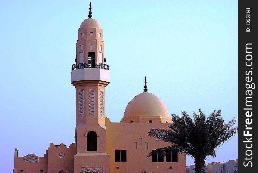 Newly build Mosque in the State of Qatar