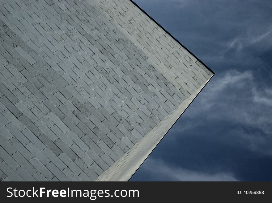 A new modern building facade