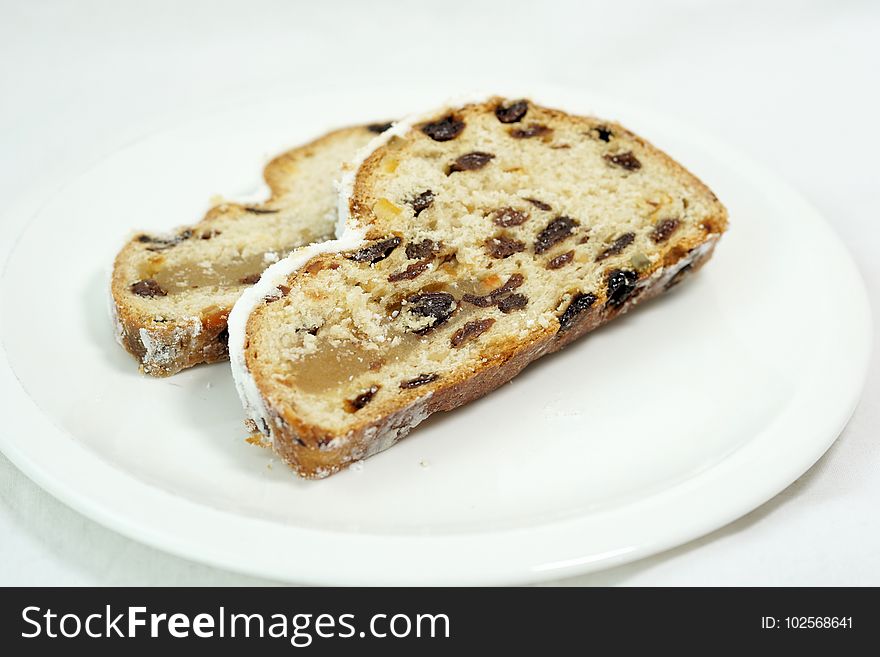 Stollen, Spotted Dick, Fruit Cake, Food