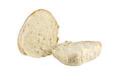 Cut Bread Roll  2 Royalty Free Stock Images