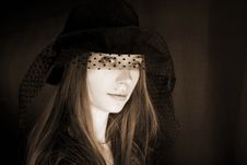 Girl In Hat Royalty Free Stock Image