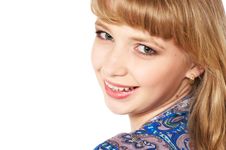 Smiling Teenage Girl Royalty Free Stock Images Smiling Teenage Girl Royalty Free Stock Images