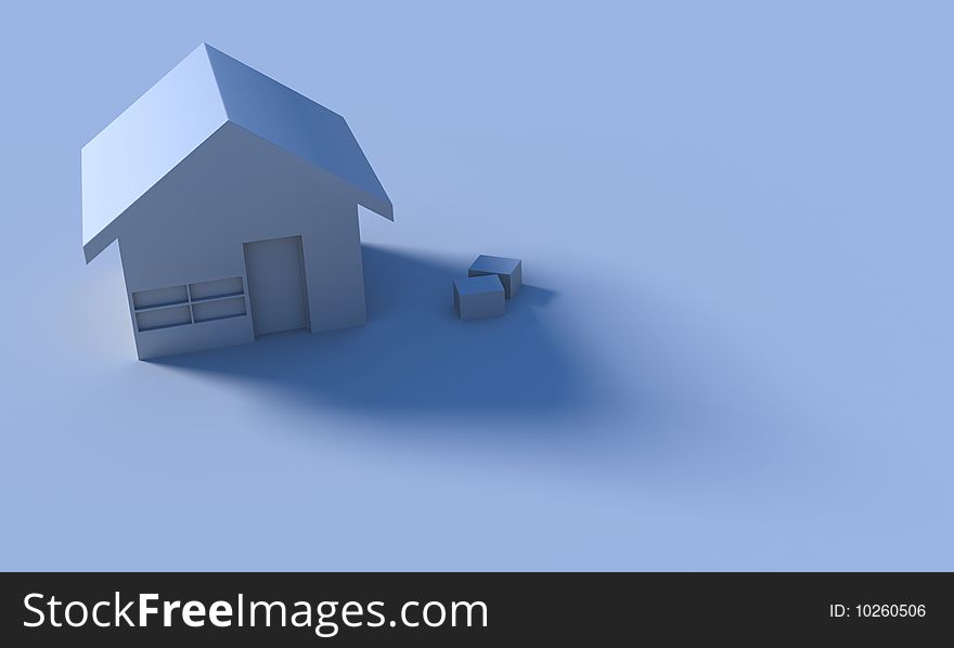 Little House with soft shadow