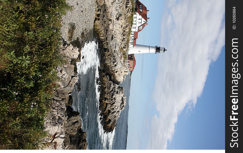 Portland Head light in Maine