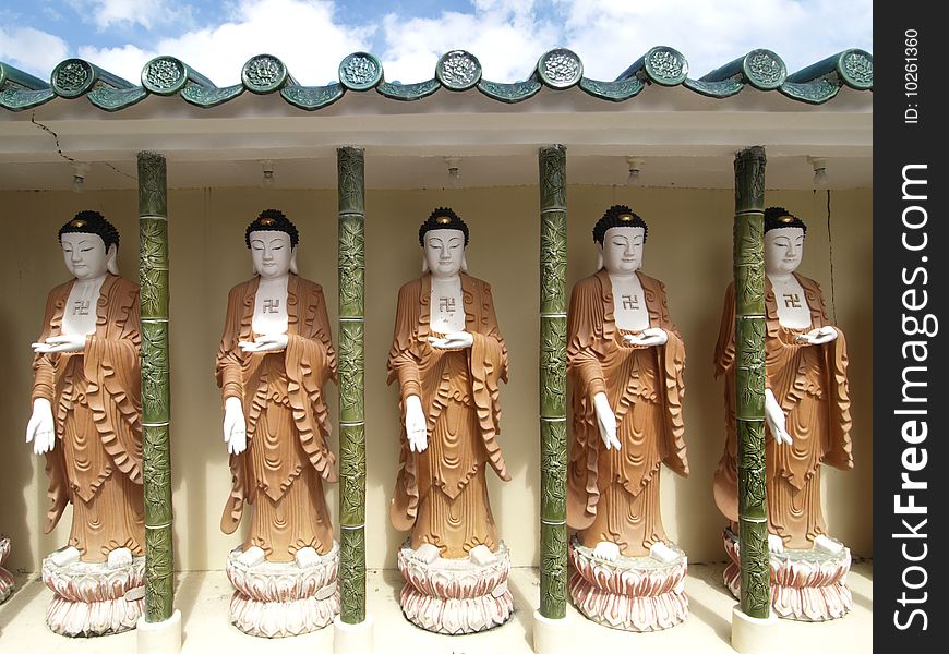 Buddha Images At Chinese Temple
